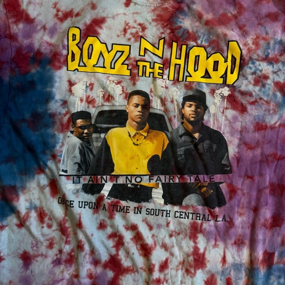 Boyz N the Hood Tie Dye Graphic Tee XL | Hybrid Apparel - Picture 2 of 5
